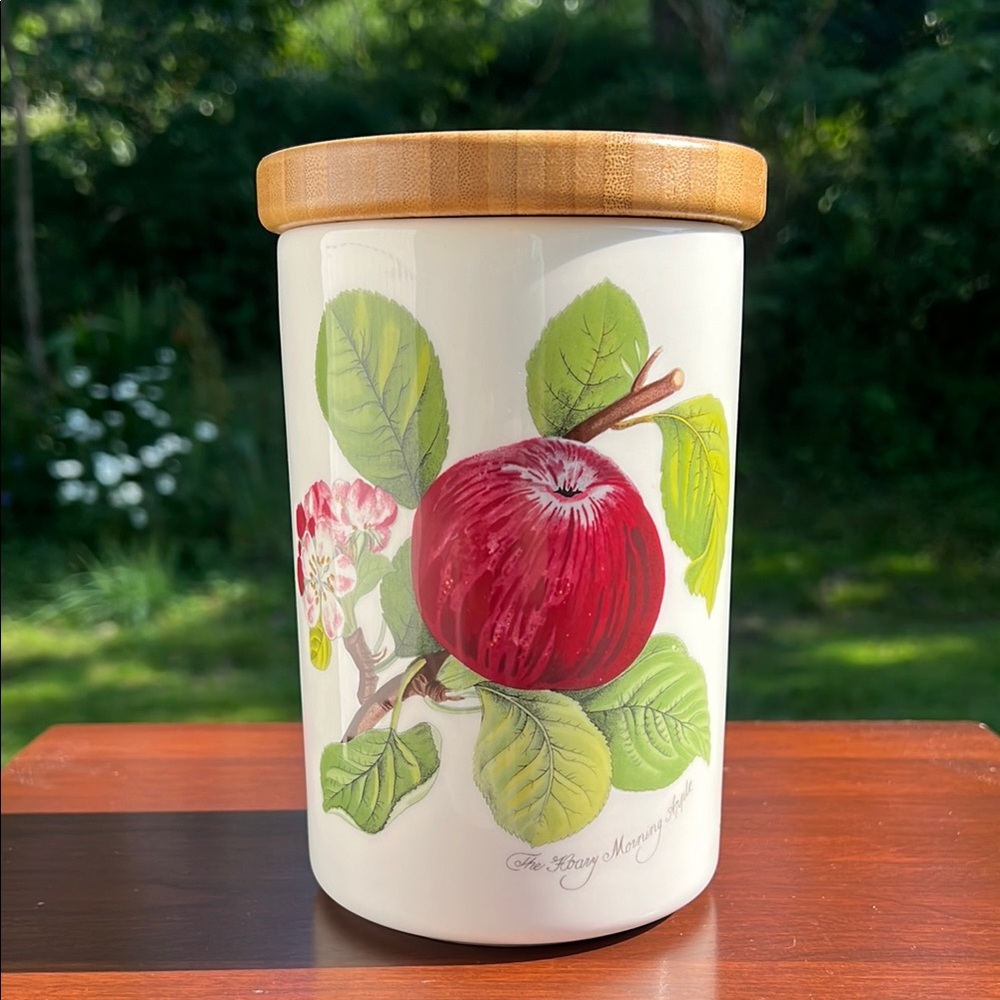 Portmeirion Pomona Susan William-Ellis Morning Apple Kitchen Storage Canister
